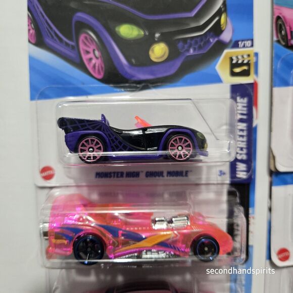 Hot Wheels Lot Of 6 Gender Neutral Cars. 2025-26 Mainline Pink Theme - Picture 2 of 7